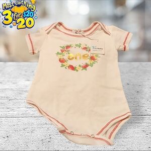 O2 baby organic cotton onesie size 12-18 months